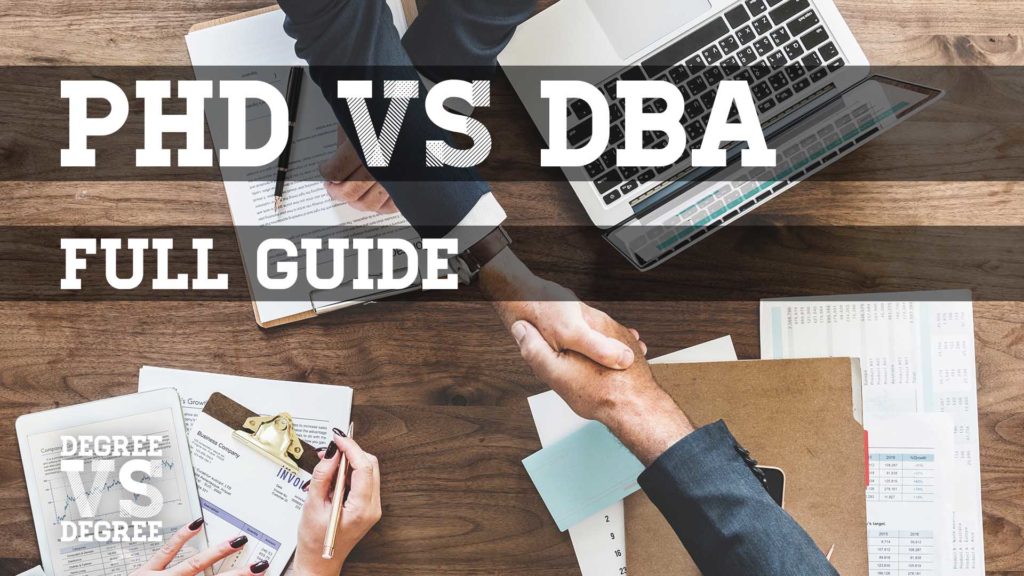 phd vs dba