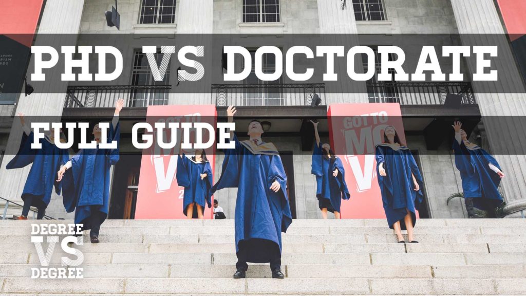 phd vs doctorate